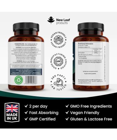 Sea Moss Tablets Extract 2000mg - High Strength Supplement 365 Tablets - Vegan & Non GMO - UK Made - 365 Count - Buy Online on GoSupps.com