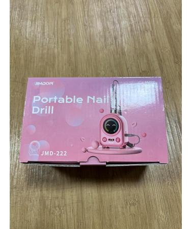 Madenia Electric Nail Drill 35000RPM Professional Electric Gel Manicure Quiet Cute Portable e File for Acrylic Nails Gel Adjustable Speed Electric Manicure and Pedicure Set with 4 Drill Bits Pink MJJ-222 222-pink - Buy Online on GoSupps.com