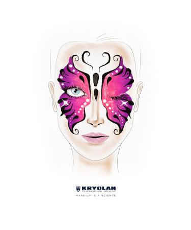 Kryolan Pintura Water Color 25ml - Copper | Washable Vegan Perfume-Free Gluten-Free - Ideal for Children & Parties Carnival & Halloween - Buy Online on GoSupps.com