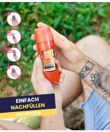 Fragrance-Free Vegan Sunscreen Stick for Face Neck & Shoulders - SPF 30 (40 ml) - Safe & Harmful Ingredient-Free | Start Pack - Buy Online on GoSupps.com