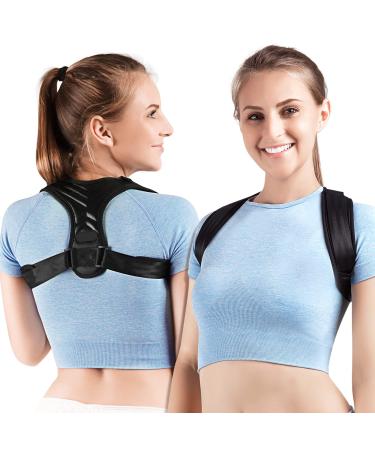 Teanpac Back Braces Posture Corrector For Women & Men Back Brace Adjustable Straightener for Mid Upper Back Support for Neck Back & Shoulder