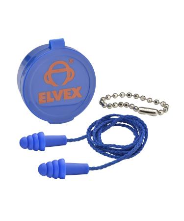 Delta Plus EP-412 - Quattro Corded Ear Plug w/case & Chain