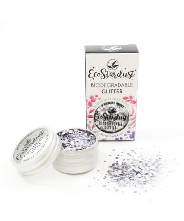 EcoStardust Kiss My Disco Biodegradable Glitter for Festivals Bioglitter Cosmetics Face Body Hair Nails 6 g/10 ml