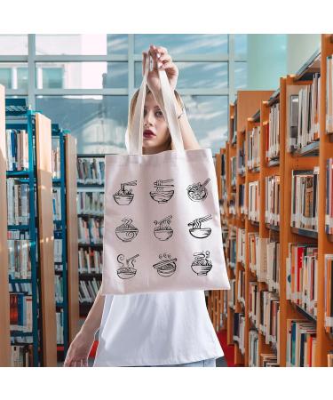 Ramen Gift Ramen Life Tote Bag Food Lover Gift Foodie Handbag Anime Kawaii Gift Ramen Fans Handbag Ramen T - Buy Online on GoSupps.com
