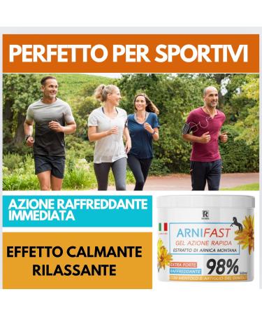 Roris Arnica Arnica pour chevaux usage humain 98 % extra fort v ritable extrait d'arnica action rapide gel 500 ml fabriqu en Italie id al pour les d chirures les tirements et les massages - Buy Online on GoSupps.com