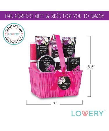 Enchanted Orchid Spa Gift Set - Perfect Gift Baskets for Her Women & Moms | Best Bath & Body Gifts for Weddings Birthdays & Thank You - Buy Online on GoSupps.com