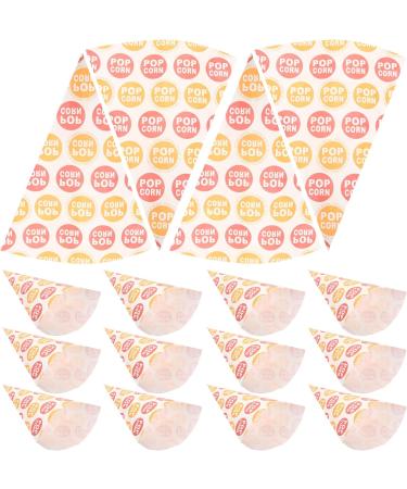 minkissy 150 Pcs Popcorn Bag Cookie Packaging Bags Gift Bags Waffle Cones Wedding Cone Bags Mini Candy Halloween Candy Bags Pink Marshmallows Pink Candy Snack Child Biscuit Paper - Buy Online on GoSupps.com