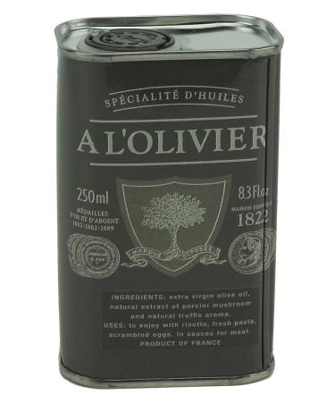 A L'Olivier Porcini-Truffle Infused Olive Oil 8.3oz Tin - Premium Quality - Buy Online on GoSupps.com