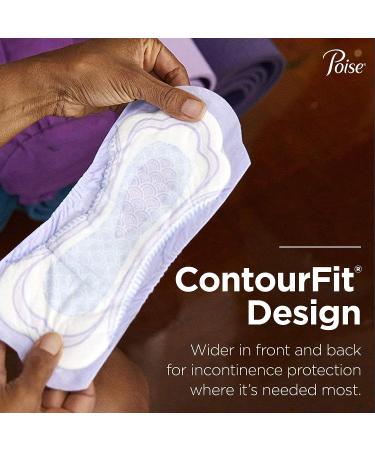 Poise Incontinence Pads, Moderate Absorbency, Long, 60 Count (4 Packs of 15) | Total 240 Pads - Buy Online on GoSupps.com