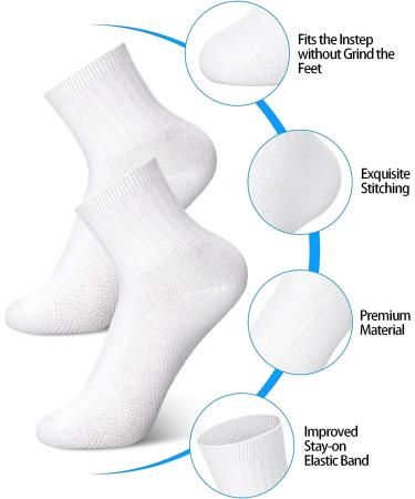 30 Pair Seamless Cotton Crew Socks for Kids | Soft, Sensory-Friendly Design for Boys and Girls - Buy Online on GoSupps.com