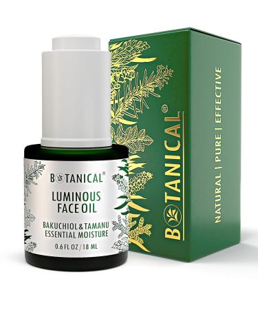 Buy Botanical Luminous Face Oil | Organic Tamanu & Bakuchiol | Skin Rejuvenating & Lifting Gua Sha | 0.6 fl oz - Buy Online on GoSupps.com