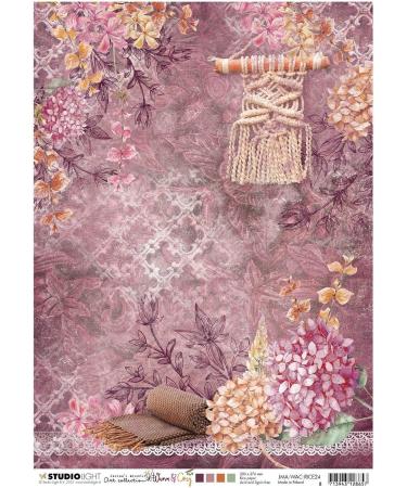 Buy Studio Light JMA Rice Paper 28gr Warm & Cozy - 210x297mm | Premium Craft Supplies for International Shipping - Buy Online on GoSupps.com