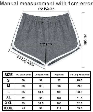 URATOT 2 Pack Cotton Sport Booty Shorts - Black & Dark Grey Large - Yoga, Dance, Sleep, Athletic - Buy Online on GoSupps.com