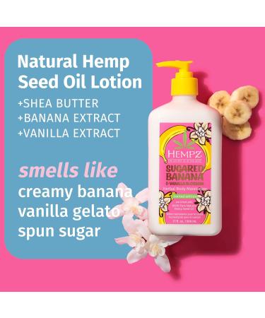 Hempz Sugared Banana & Vanilla Blossom Body & Hand Lotion Ultra Hydrating Moisturizer for Men and Women 17 oz Sugared Banana & Vanilla Blossom 17 Fl Oz (Pack of 1) - Buy Online on GoSupps.com