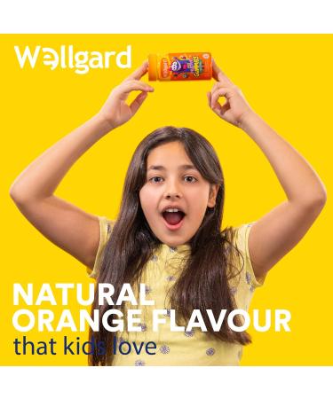Wellgard Vegan Kids Multivitamin Gummies Chewable Childrens Multivitamins Kids Vitamins Multivitamins 60 Gummies Orange Flavour Kids Gummies - Buy Online on GoSupps.com