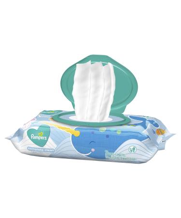 Pampers Baby Wipes Complete Clean Baby Fresh Scent 1X Pop-Top 72 Count Fresh 72 Count (Pack of 1)