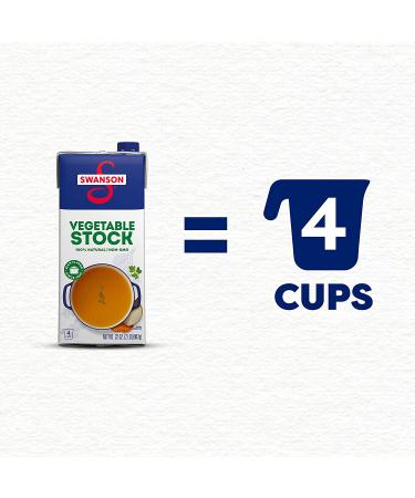 Swanson 100% Natural Gluten-Free Vegetable Stock 32 Oz Carton - 1 Pack - Buy Online on GoSupps.com