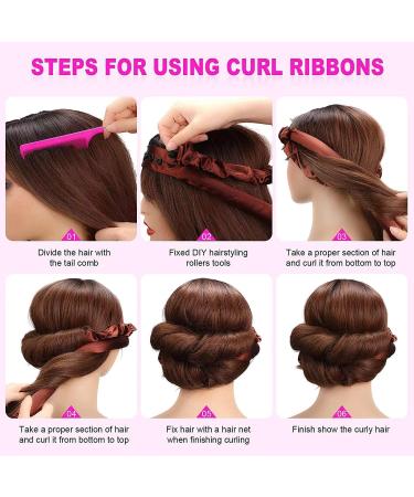 Heatless Curlers Headband Hair Curler Soft Heatless Hair Curlers Button Hair Rollers for Bathroom and Hotel - Buy Online on GoSupps.com