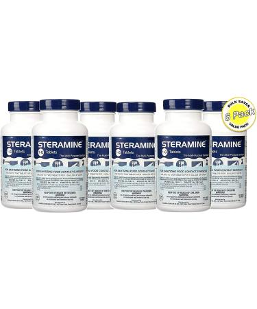 Edwards-Councilor S150E48 Steramine Sanitizer Tablets - 150 Count Bottle (Pack of 6) | Sanitabs for Effective Sanitization - Buy Online on GoSupps.com