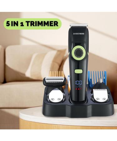 BarberBoss Beard Trimmer Men Hair Clippers Men Hair Clippers - Nose Ear & Beard Grooming Set Mens Grooming Kits Cordless Clippers for Men Haircut Face Grooming Hair Trimmer Men - Buy Online on GoSupps.com