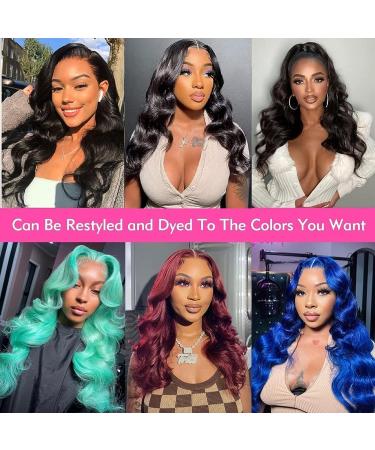 ALLRUN Brazilian Body Wave Human Hair Bundles with Closure - 20 22 24 + 18 Inch Free Part Lace Closure - 100% Unprocessed Virgin Hair - Buy Online on GoSupps.com
