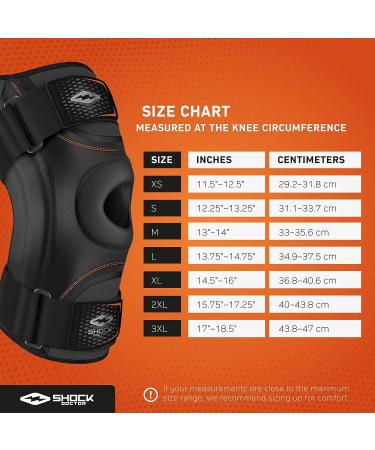 Shock Doctor 870 Knee Brace - Knee Support for Stability | Meniscus Injuries, Ligament Sprains | Men & Women - Large (1 Unit) - Buy Online on GoSupps.com