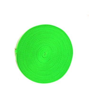 Rock-N-Rescue Heavyweight Nylon Tubular Webbing - Mountaineering and Rock Climbing Accessories, Firefighting and Rescue Gear Neon Green 25'