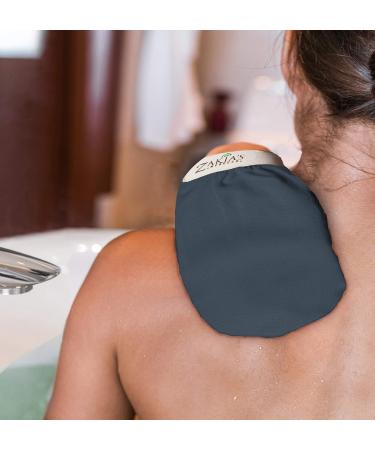 Original Kessa Exfoliating Glove - Blue Microdermabrasion Mitt for Dead Skin Keratosis Pilaris & Spray Tan Removal | International Shipping Available - Buy Online on GoSupps.com