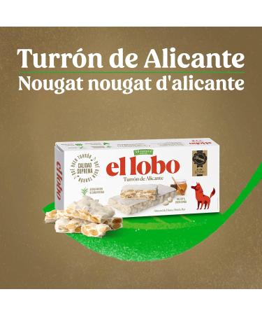 EL LOBO "All-Natural" Family Pack Contains Jijona Turon 250 g Alicante Turon 250 g and Caramelised Egg Yellow Turon 250 g S - Buy Online on GoSupps.com