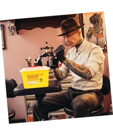 Minkissy Recycling Box for Sharp Needles & Blades - Waste Disposal Container for Syringes & Razors - Safe Easy Storage Solution - Buy Online on GoSupps.com