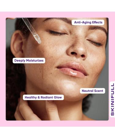 Skinifull Facial Skincare Set - Hyaluronic Face Cream + Anti-Aging Face Serum + Face Cleanser - Buy Online on GoSupps.com