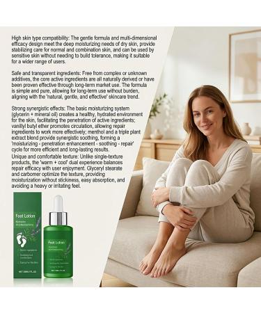 Foot Lotion | Heel Moisturizing Lotion 30ml | Intensive Foot Moisturizer Daily After-Shower Care for Dry Winter Climates and Travel - Buy Online on GoSupps.com