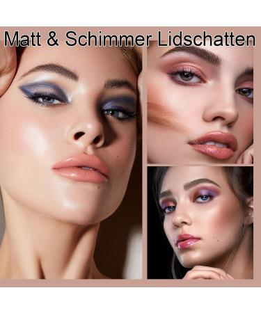  EONFAVE Set of 8 matte and cream eyeshadow sticks with glitter highly pigmented eye makeup pencil - Buy Online on GoSupps.com