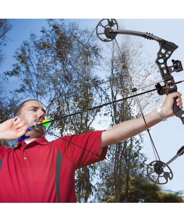 AIMDOR Adjustable Compound Bow Release with D Loop Rope - Blue | Aluminum Alloy Thumb Release for Hunting & Outdoor Activities - Buy Online on GoSupps.com
