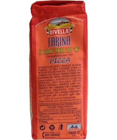 Divella farina di grano tenero tipo "00" per pizza kg 1 (082654) - Buy Online on GoSupps.com