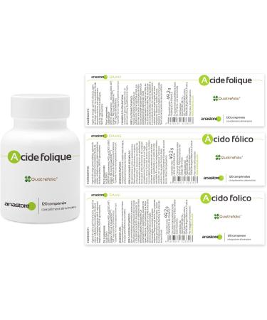 Quatrefolic Folic Acid * 120 Tablets / 400 g * Quatrefolic The Best Way to Take Folic Acid in Tablet Form * - Buy Online on GoSupps.com