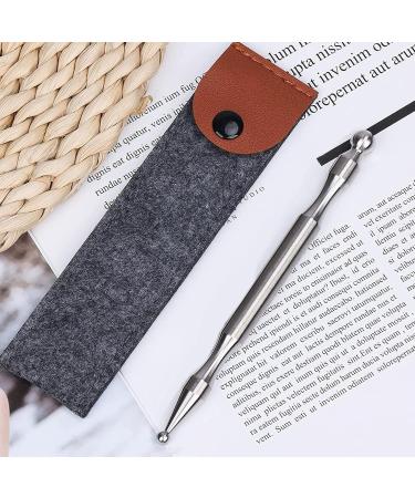 Stainless Steel Massage Pen | Manual Nerve Stimulator & Pressure Point Tool | Handheld Massager for Beginners - Buy Online on GoSupps.com