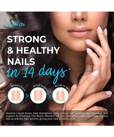 Liquid Collagen & Biotin Drops 60,000mcg - Natural USA-Made Supplement for Skin, Nails, Joints & Hair Growth - 10,000mcg Biotin & 50,000mcg Collagen - Buy Online on GoSupps.com