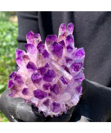 New Find Purpl Phantom Quartz Crystal Cluster Specimen 400g - Buy Online on GoSupps.com