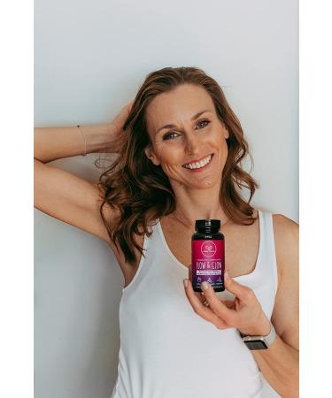 Herb Krave Flow and Glow Natural Hormone Balance for Women - PMS & Menopause Relief with Dong Quai & Black Cohosh - 60 Count - Buy Online on GoSupps.com