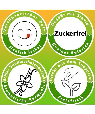  good wei Matcha La Vanille Fine & Sweet Green Tea | Organic Matcha Powder with Vanilla & Stevia | Antioxidants & Natural Energy Id - Buy Online on GoSupps.com