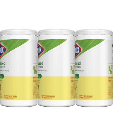 Clorox Plant-Based Disinfecting Wipes Lemon Zest 75ct - Eco-Friendly Cleaning Solution - Buy Online on GoSupps.com