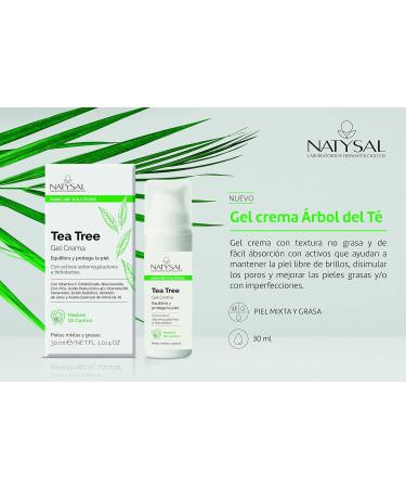 Natysal Tea Tree Cream Gel 30 ml for Combination and Oily Skin - Buy Online on GoSupps.com