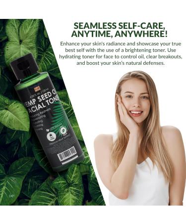 EZGOODZ Soothing Facial Toner for Aging Skin - Vegan Alcohol-Free Acne Toner | All Natural Anti-Aging Skin Care for Women - 4 OZ - Buy Online on GoSupps.com
