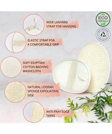 Natural Loofah Pumice Stone for Feet | Body Scrubber & Exfoliating Foot File - Buy Online on GoSupps.com