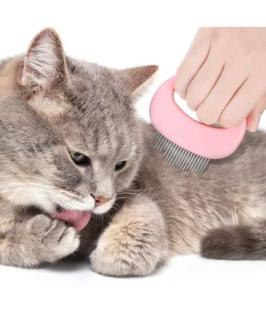 2-Piece Cat Massage Comb for Grooming and Deshedding - Green Pink - Buy Online on GoSupps.com