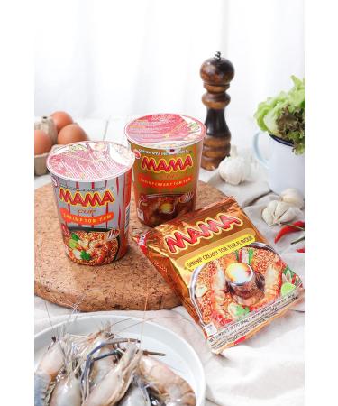 MAMA Oriental Style Instant Noodles Ramen Shrimp Creamy Tom Yum Flavor Made in Thailand 90g x 20packs Case lot - Buy Online on GoSupps.com