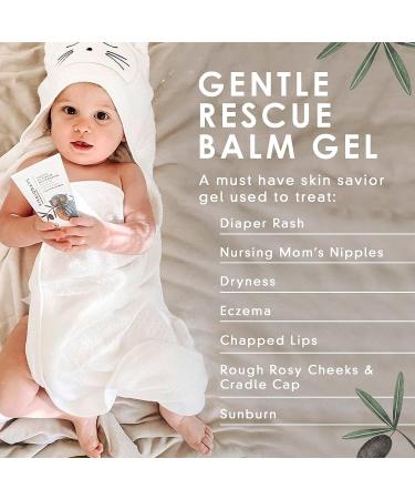VIVAIODAYS Olive Oil Rescue Balm Gel - 100% Natural & Organic | Prevent Diaper Rash, Relieve Eczema | Face Moisturizer | COSMOS Certified | Safe for All Ages | 75ml - Buy Online on GoSupps.com