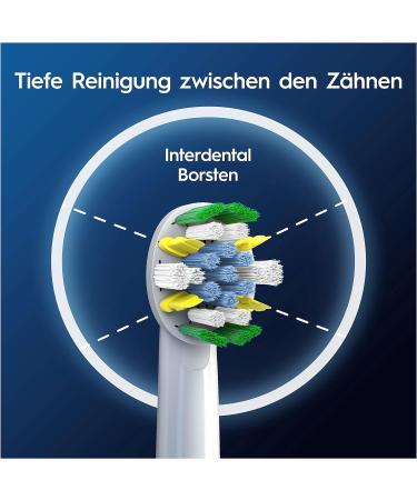 Oral-B Deep Cleaning X-Shaped Brush Heads for Electric Toothbrush - 6 Pack Made in Germany - Optimal Dental Care - Buy Online on GoSupps.com