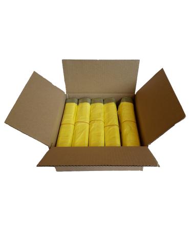 Yellow bags on rolls (5 to 100 rolls) 5 rolls 1 piece (pack of 5)